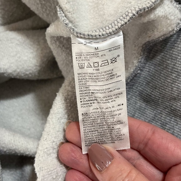 🎃 3 FOR $10🎃   Old NAVY VINTAGE STYLE FULL ZIP HOODIE, SIZE M - Picture 3 of 5